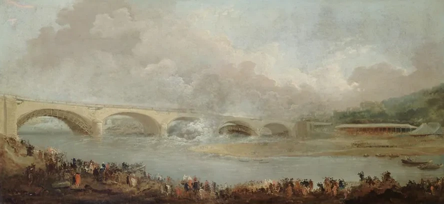 Le D Cintrement du Pont de Neuilly, le 22 Septembre 1772