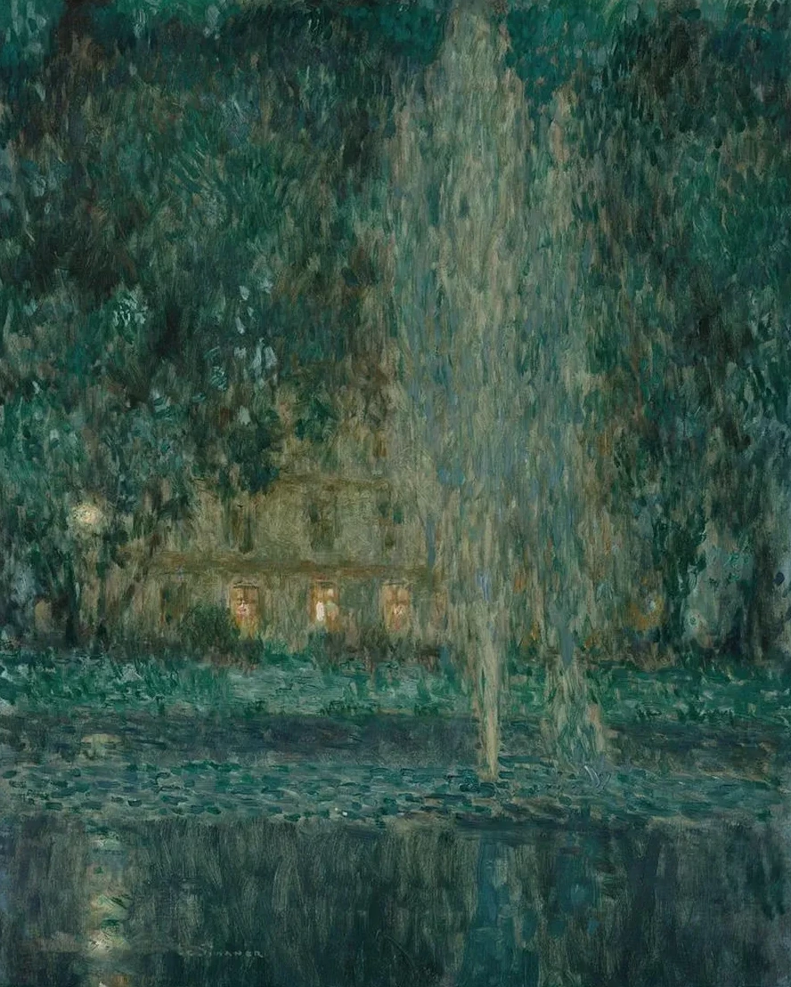 Le Jet D Eau, la Nuit