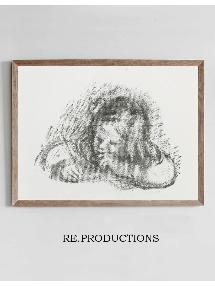 Le Petit Gar on Au Porte - Plume (claude Renoir Crivant)