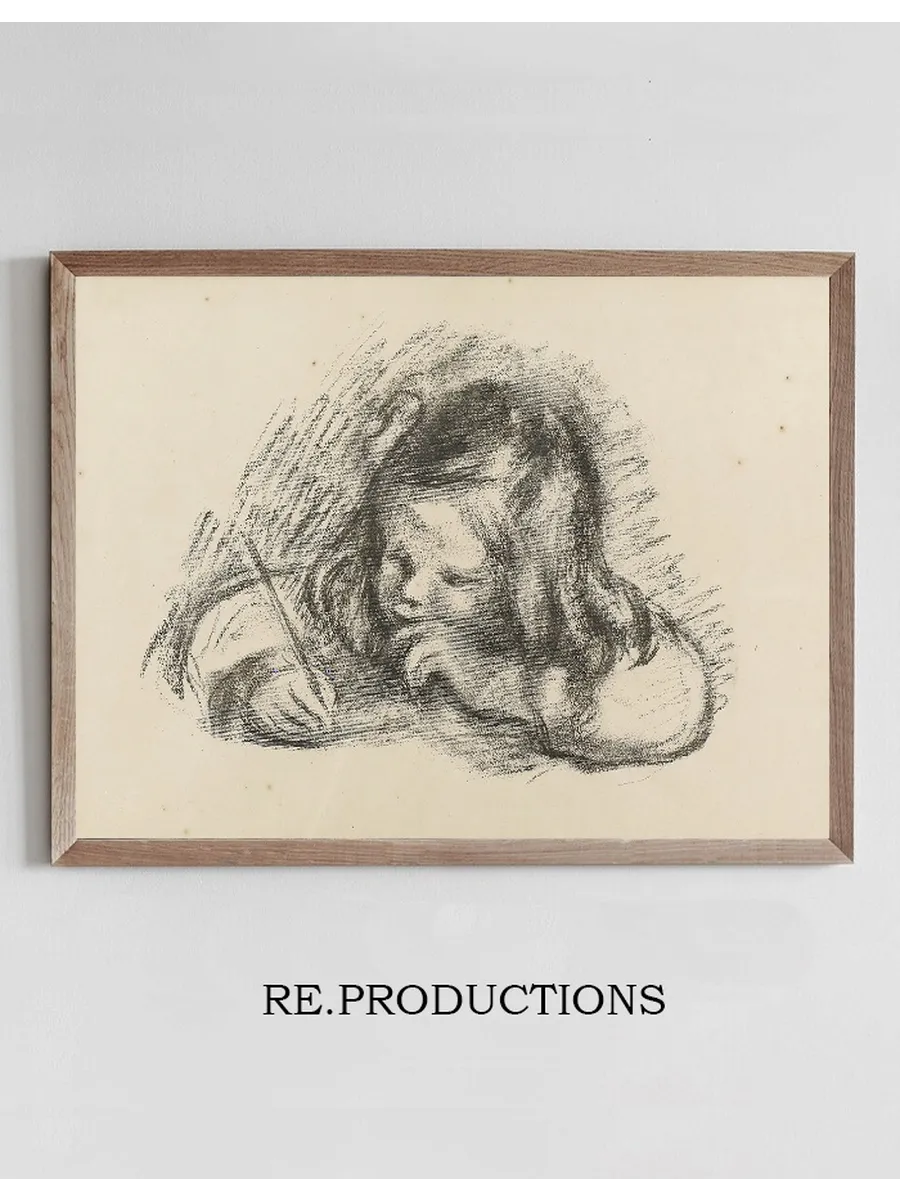 Le Petit Gra on Au Porte - Plume (claude Renoir Crivant)