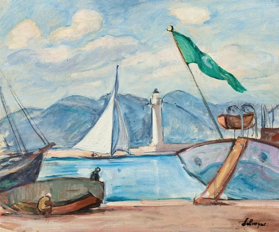 Le port de Saint - Tropez