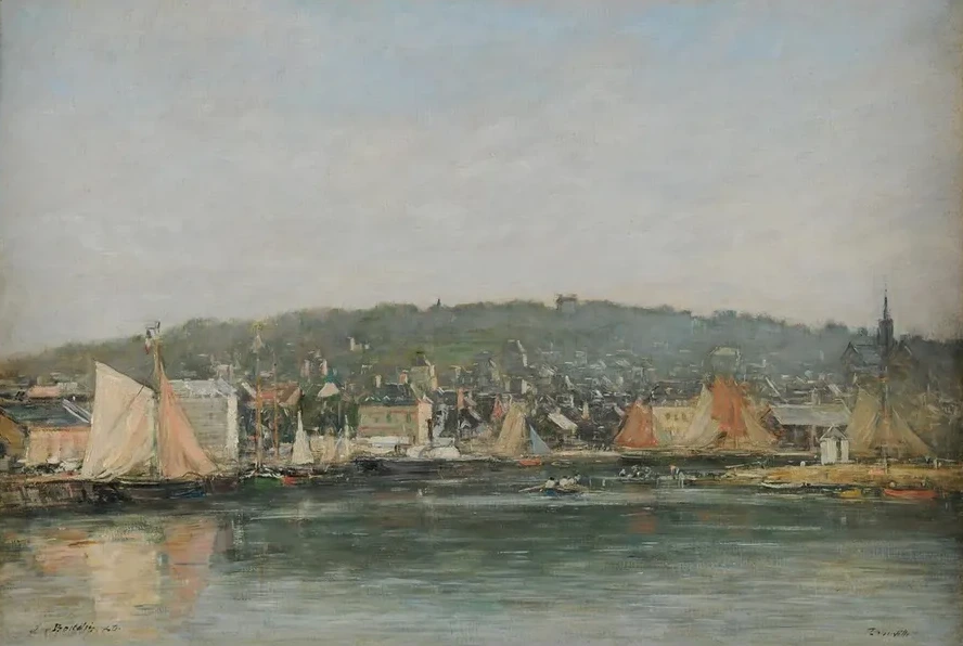 Le Port de Trouville le Matin