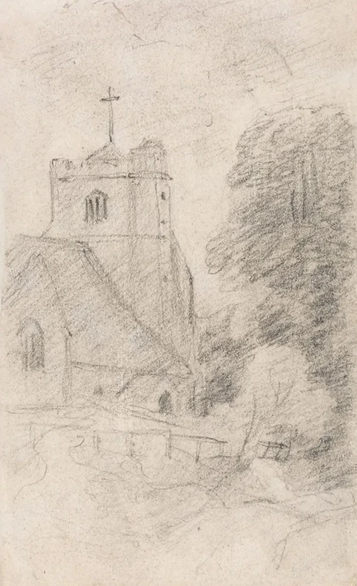 Leatherhead Church, Near Epsom, from the Northeast