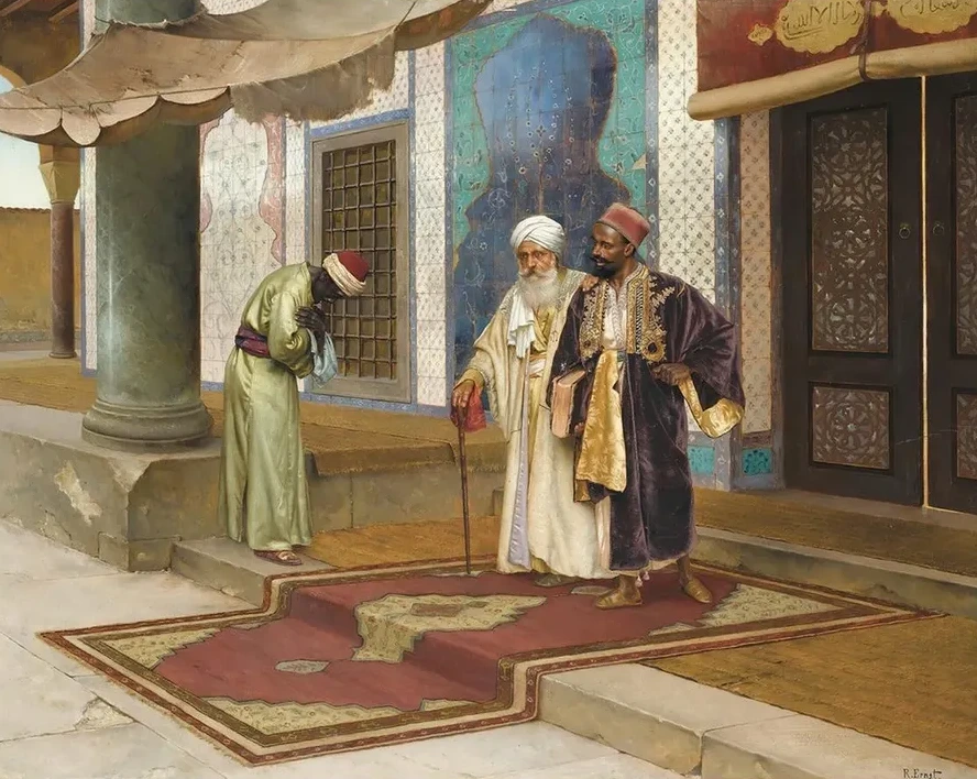 Leaving The Mosque