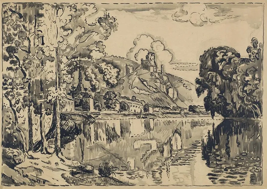 Les Andelys on a Summer Morning