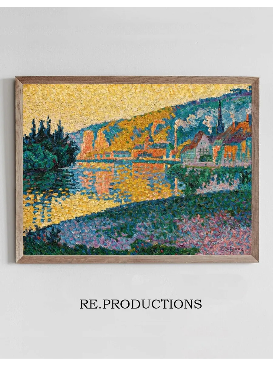 Les Andelys. Soleil Couchant