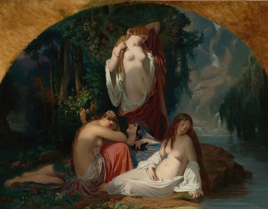 Les Baigneuses Les Filles De La Source