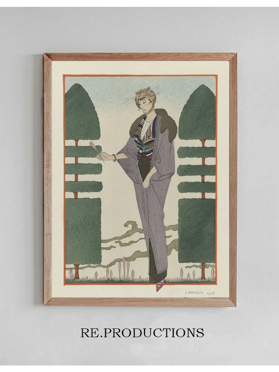 Les Colchiques Manteau de Voyage de Paquin