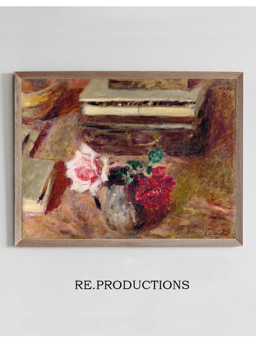 Les Deux Roses et la Bo Te de Pastels