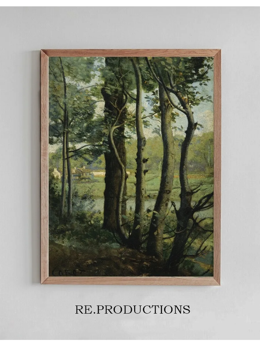 Les Evaux, Pr's Ch Teau - Thierry, Chemin Bord D Arbres
