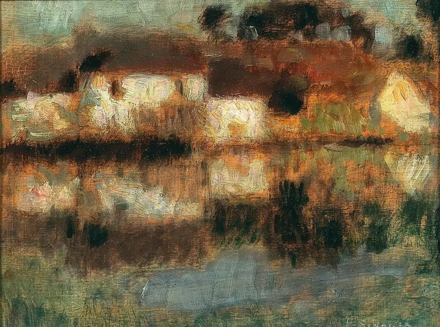 Les Maisons Sur L Eau, Berneval Ou le Canal Clair de Lune