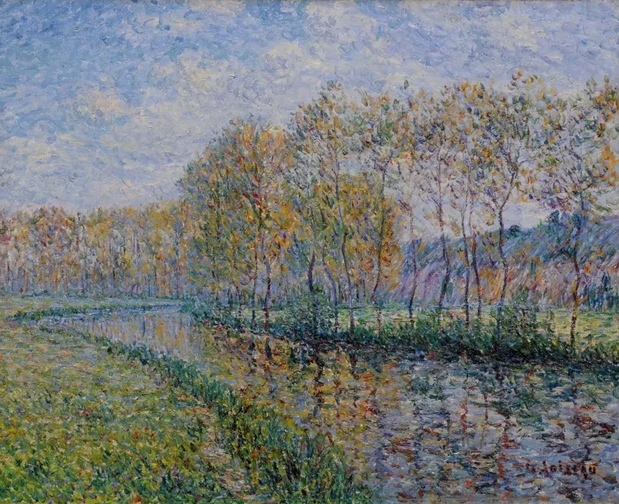 Les Rives de l Eure le matin, Saint Cyr du Vaudreuil