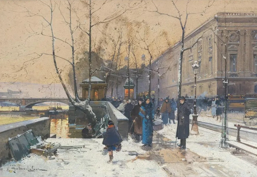 Les Bords de la Seine Pr's de Ch Telet
