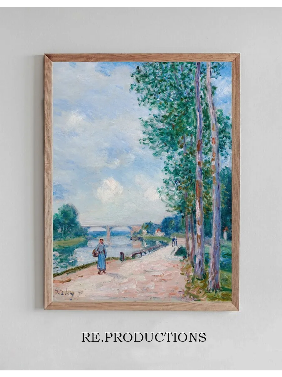 Les Bords du Loing Pr's de Moret