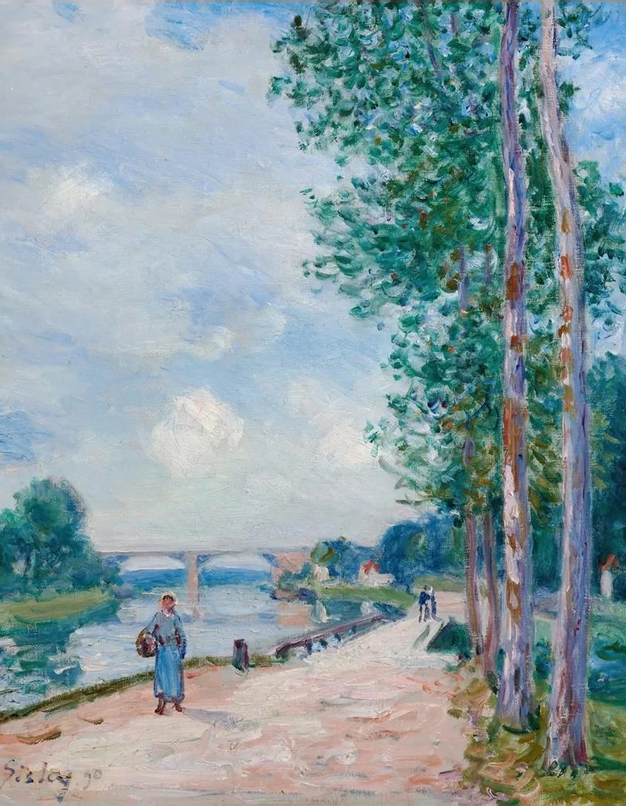 Les Bords du Loing Pr's de Moret