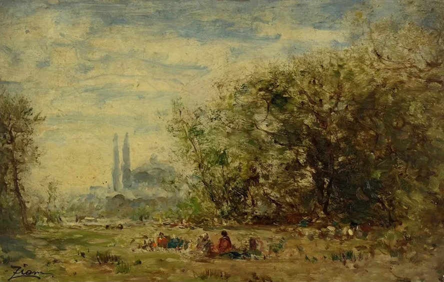Les Eaux Douces D Asie, Environs de Constantinople