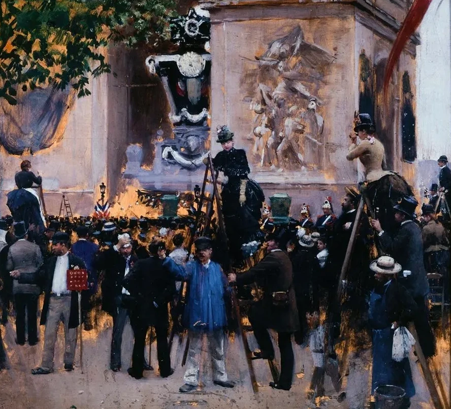 Les Fun Railles de Victor Hugo, Place de L Toile (1er Juin 1885)