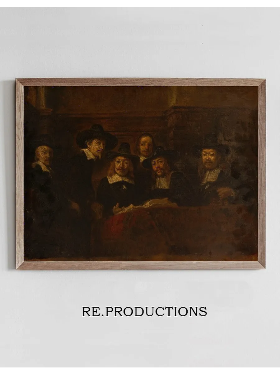 Les Syndics Des Drapiers, Copie D Apr's Rembrandt