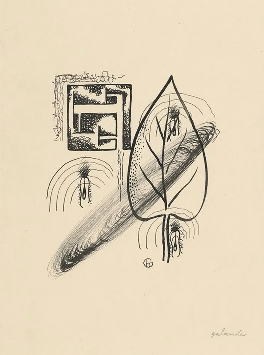 Letters from the Series Poems in Drawings