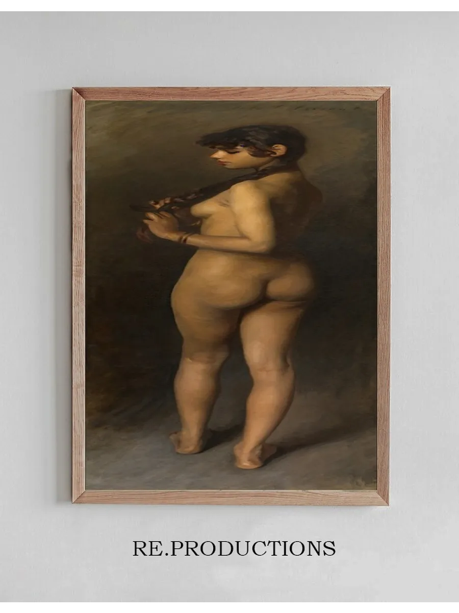 Life Study (Study of an Egyptian Girl)