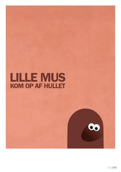 Lille Mus Kom Op Af Hullet