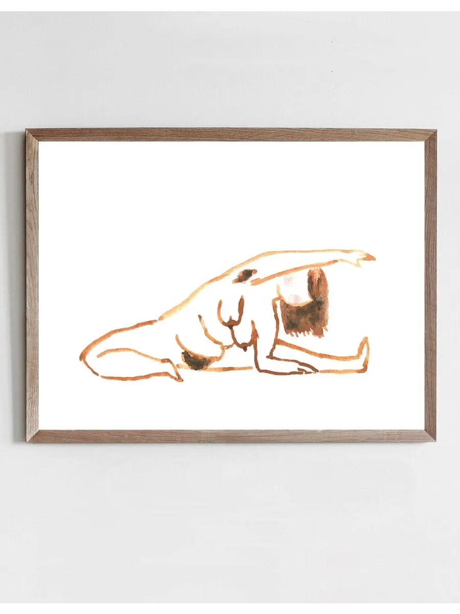 Lineseries Janu Sirsasana