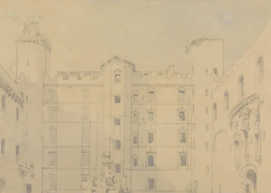 Linlithgow Palace Courtyard, West Lothian