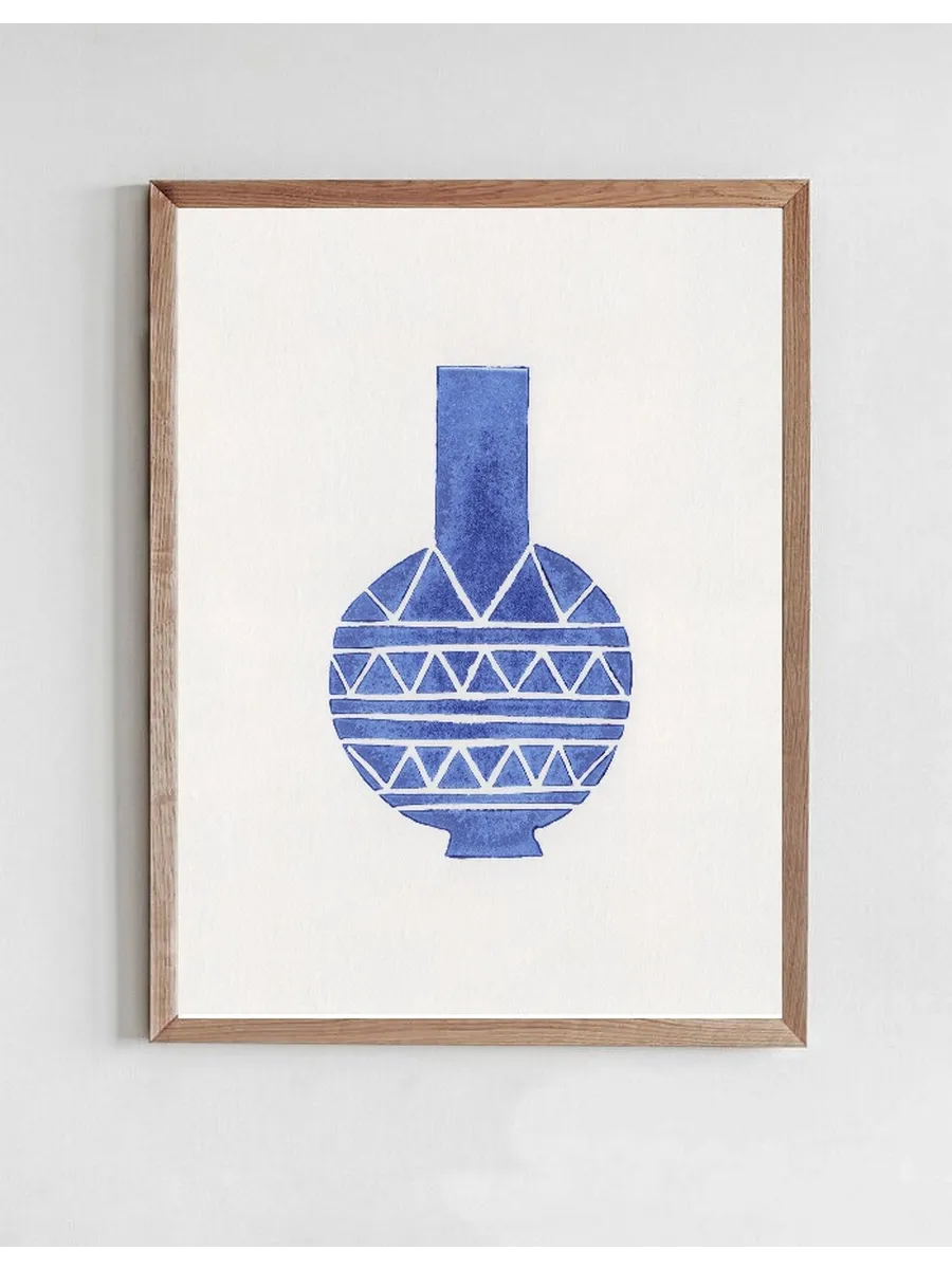 Linocut Vase 8
