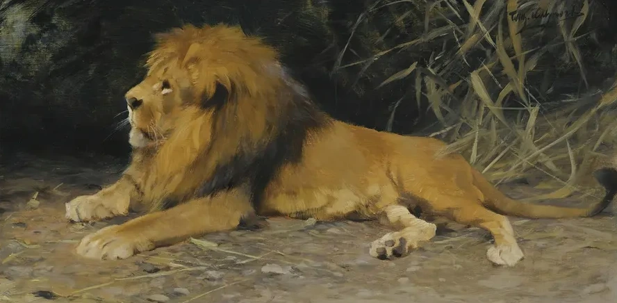 Lion In His Den