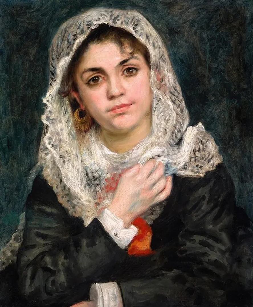 Lise in a White Shawl