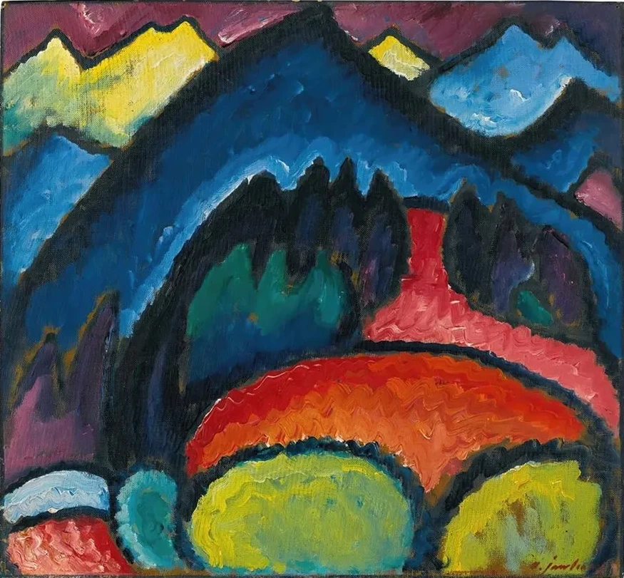 Lithograph Blue, The Boat