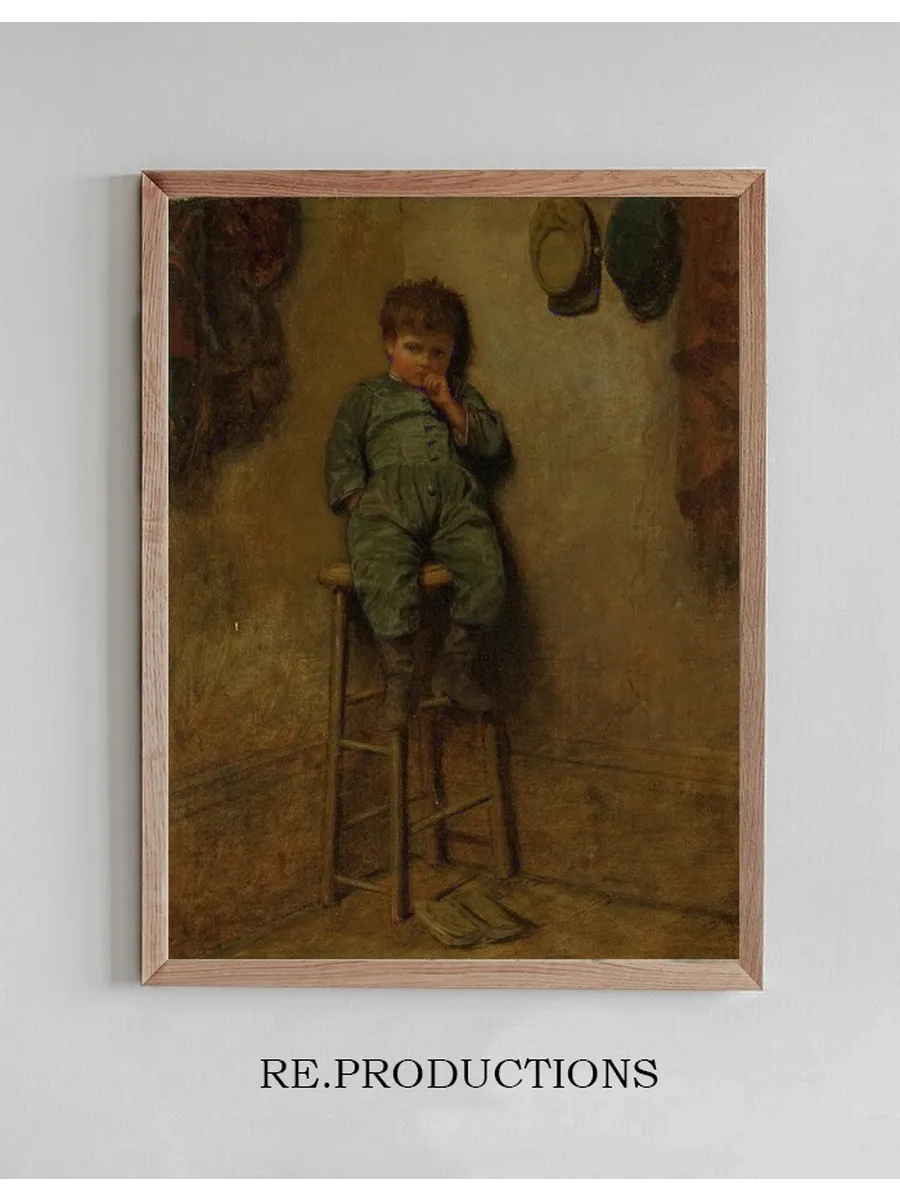 Little Boy on a Stool