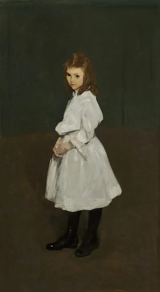 Little Girl in White (Queenie Burnett)