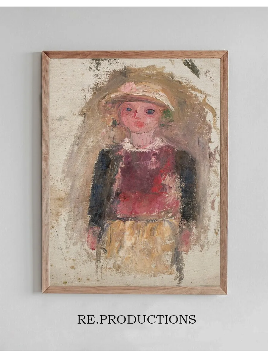 Little Girl in a Red Waistcoat