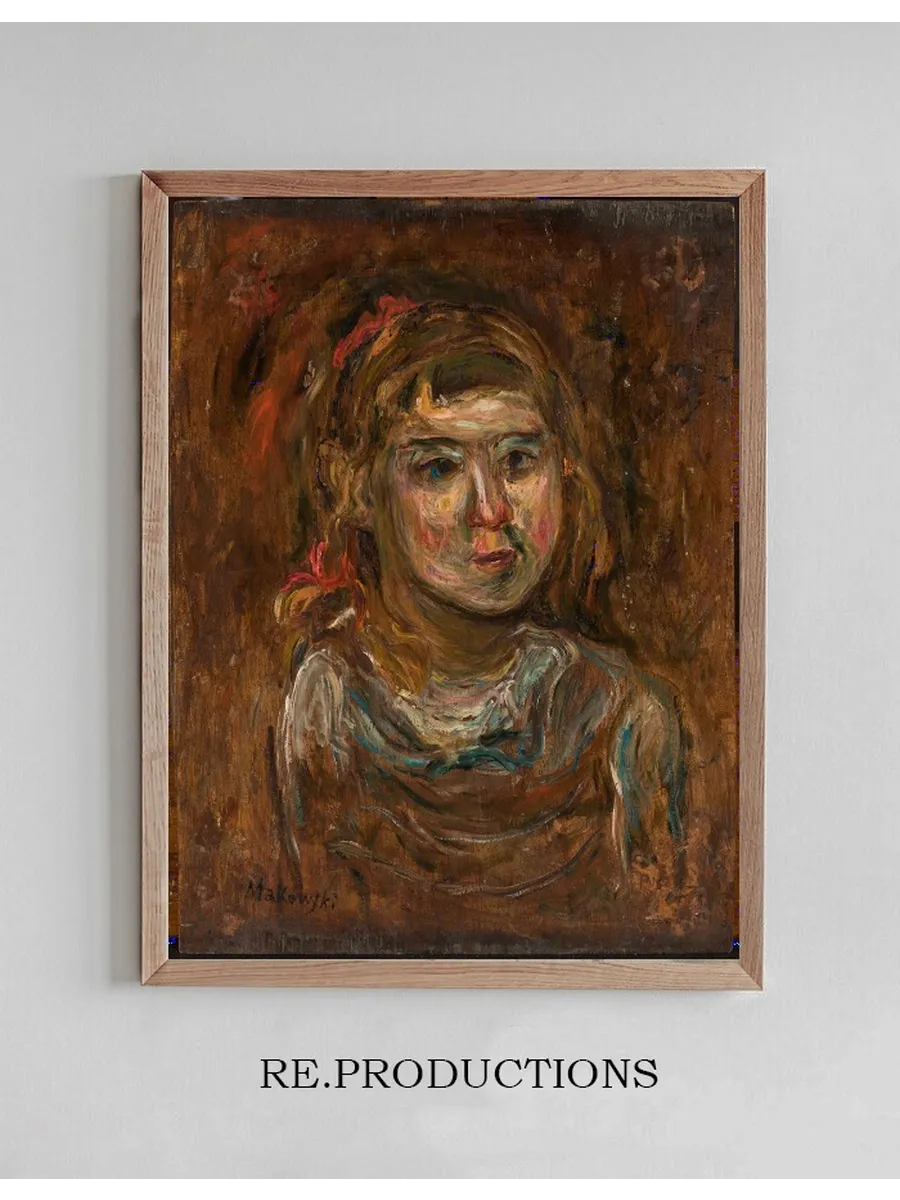Little Girl with a Red Ribbon
