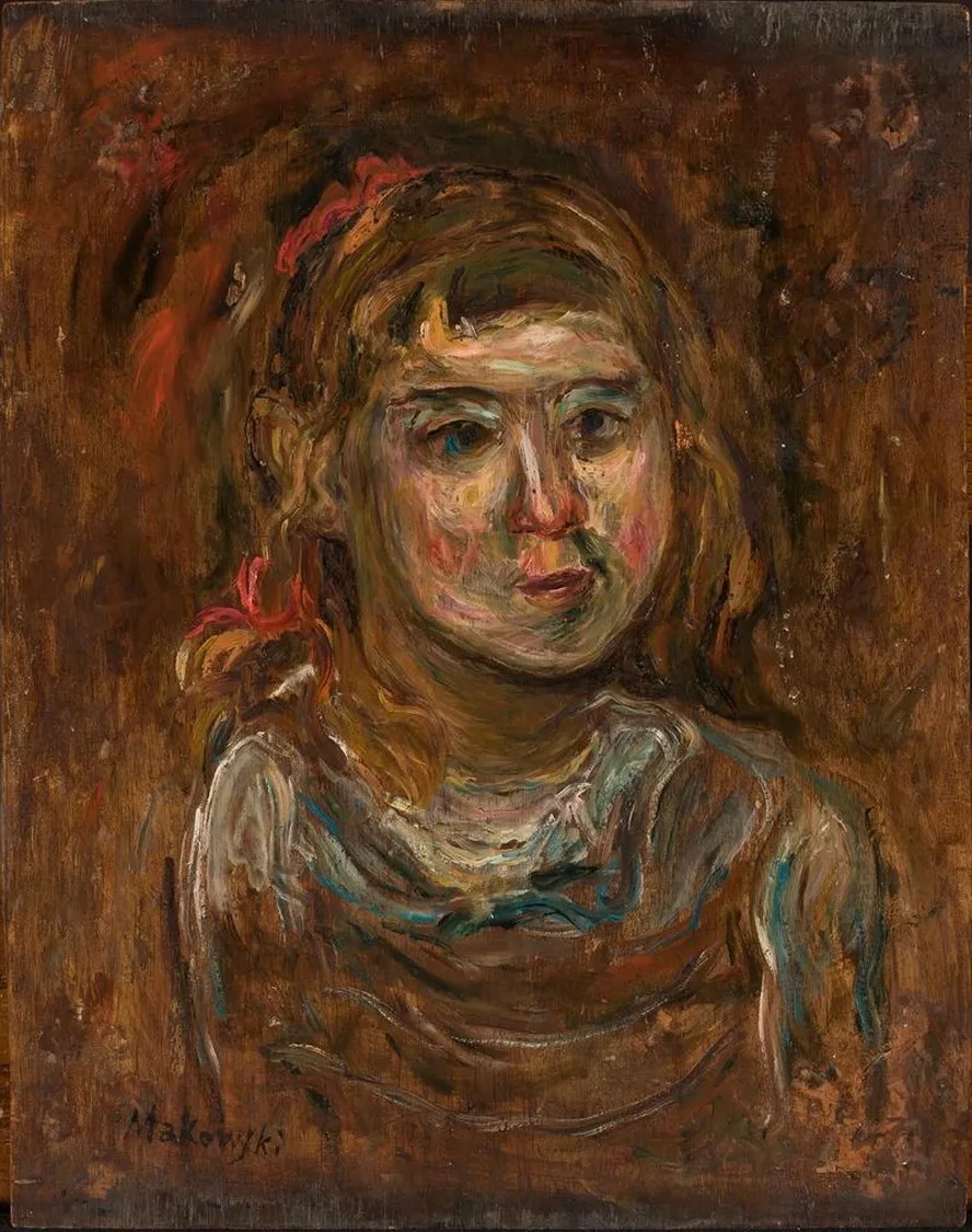 Little Girl with a Red Ribbon