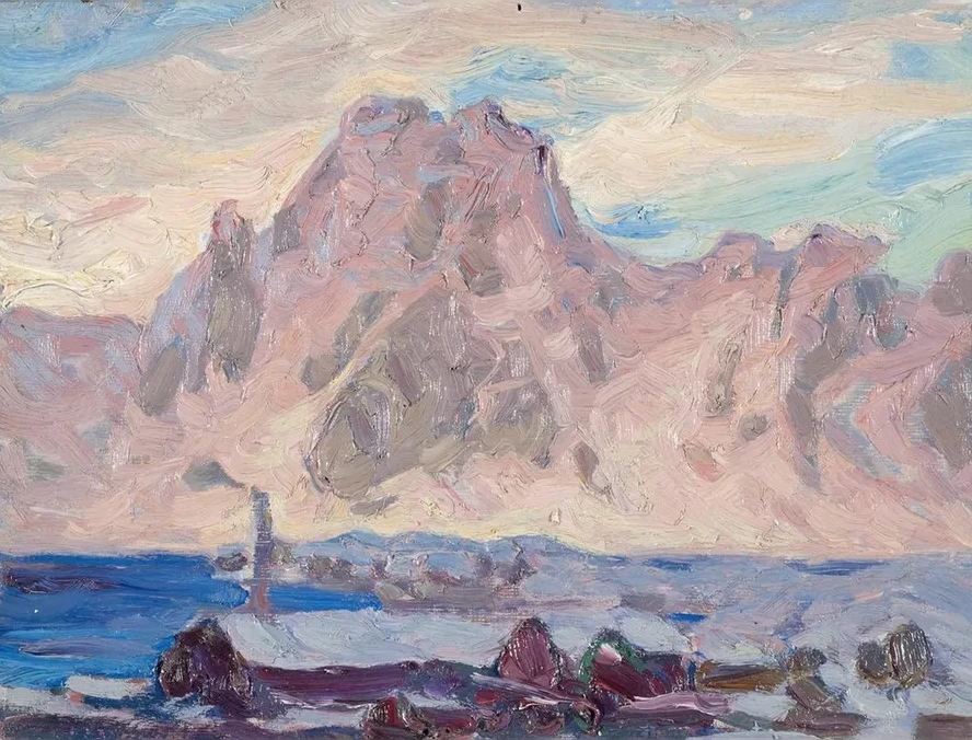 Lofoten in Violet. Study