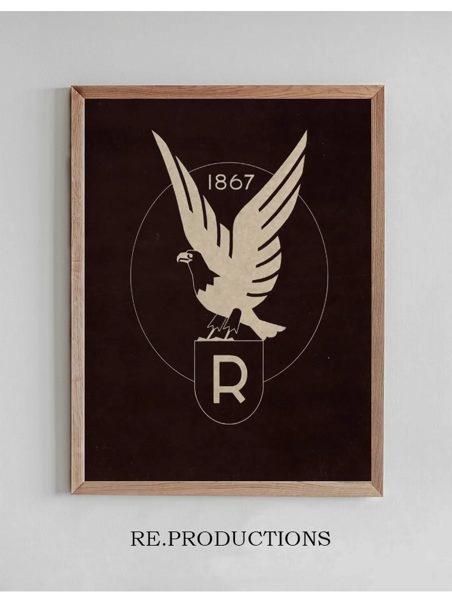 Logo for Ruppert Beer with Eagle