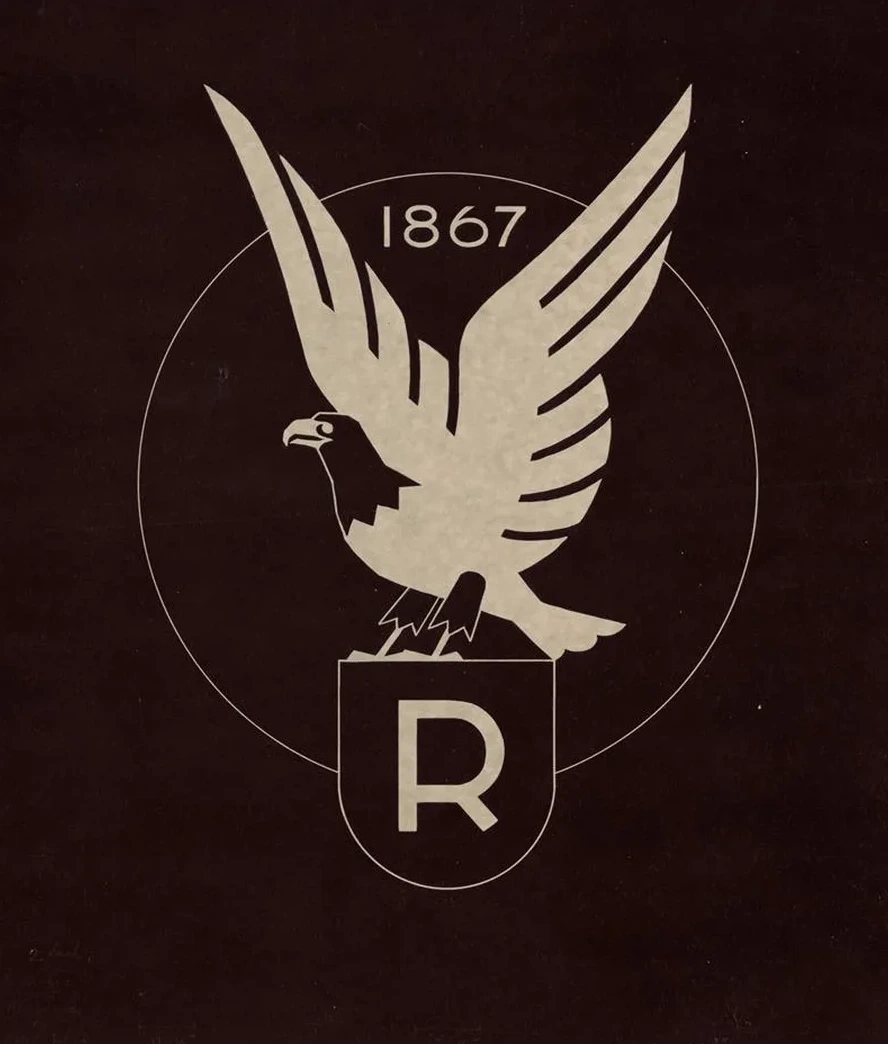Logo for Ruppert Beer with Eagle