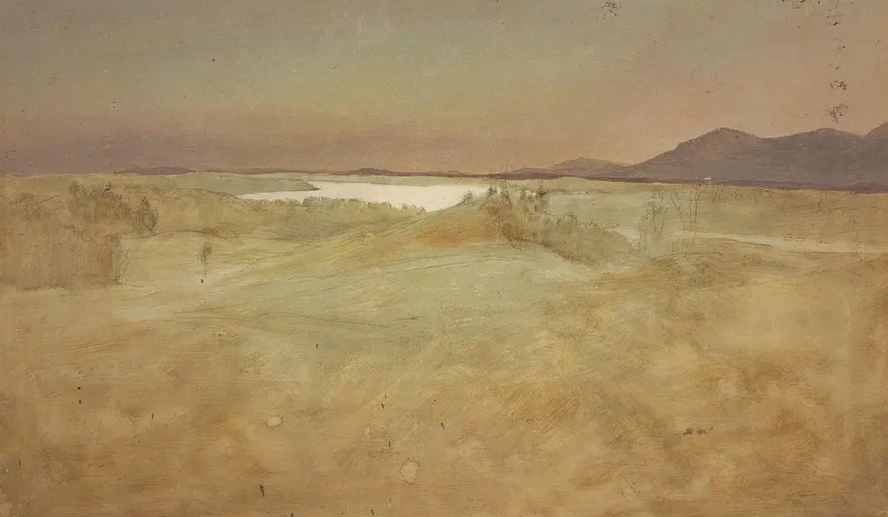 Looking from Olana, Southwest Across Hudson Valley