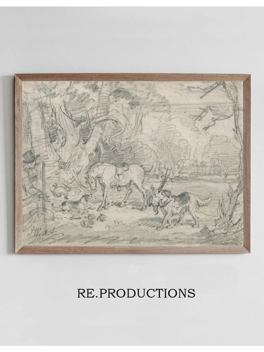 Lord Southampton's Shooting Pony, with Sailor, His Retriever, and Rover, His Spaniel