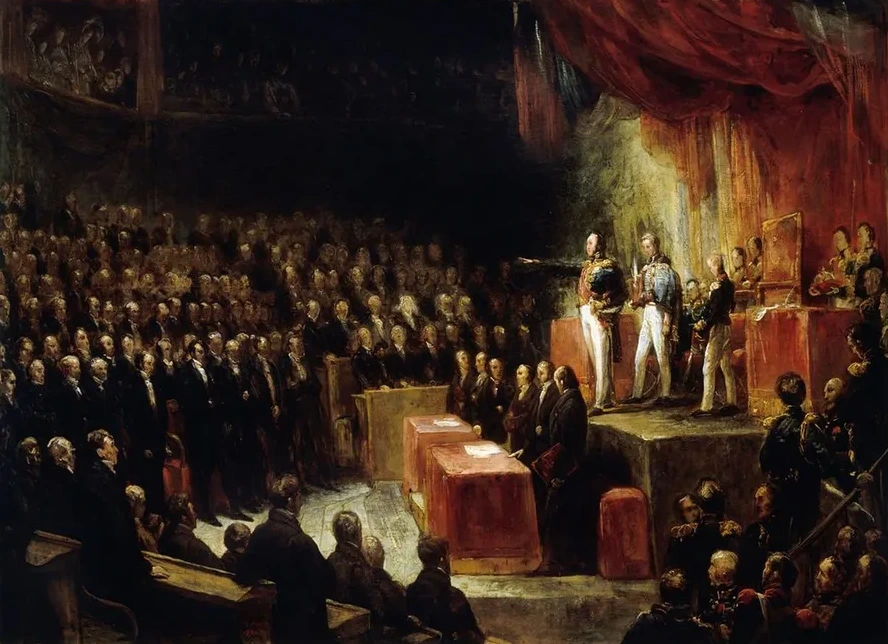 Louis - Philippe Swearing In Before The Chambers, August 9, 1830