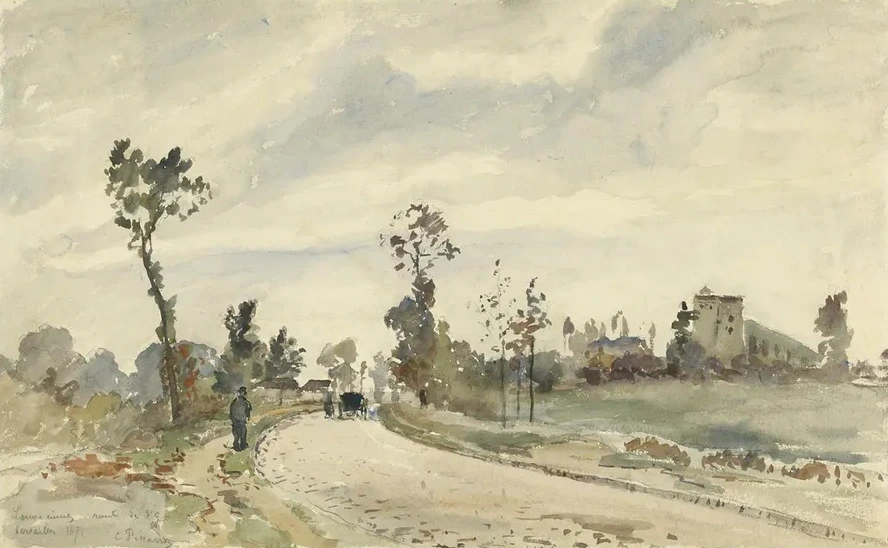 Louveciennes, Route de Saint - Germain