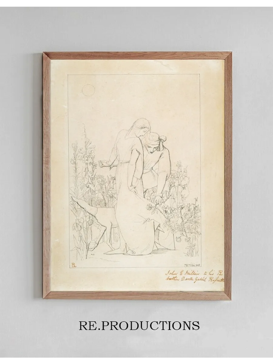 Lovers by a Rosebush