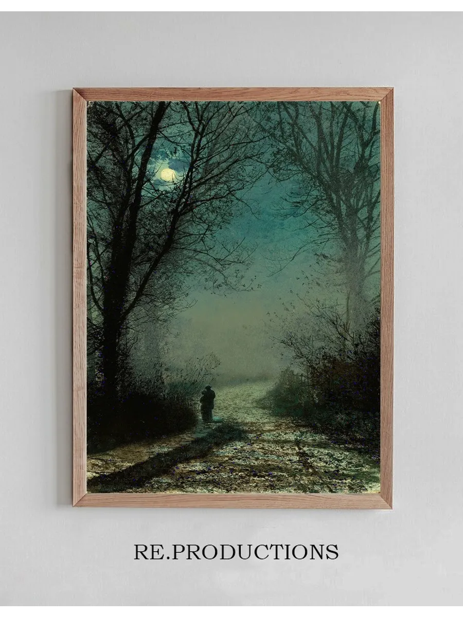 Lovers on a Moonlit Lane