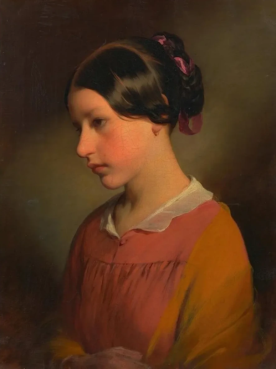 Ludmilla Amerling (tochter Des K Nstlers) Als Kind