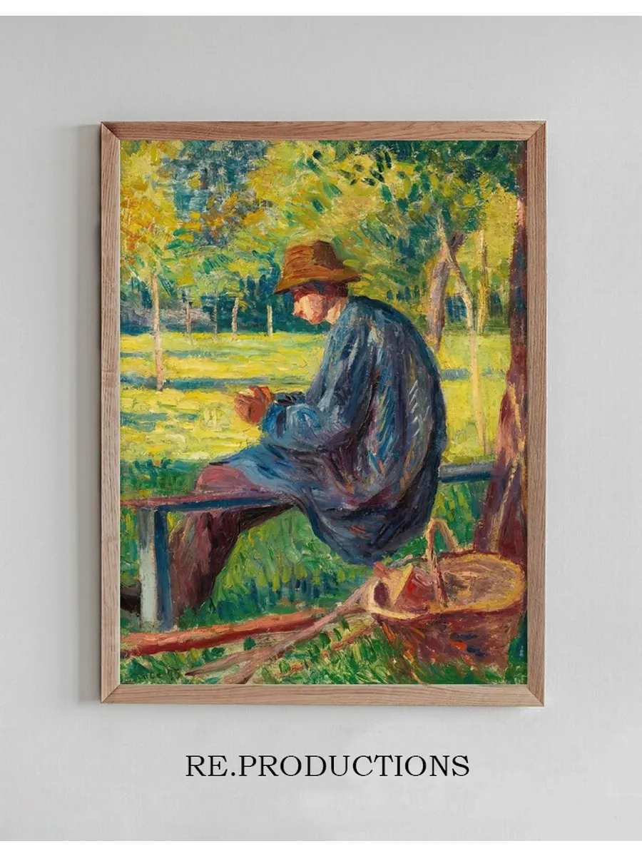 Ludovic Rodo Pissarro Dans Le Jardin De Son P re Eragny