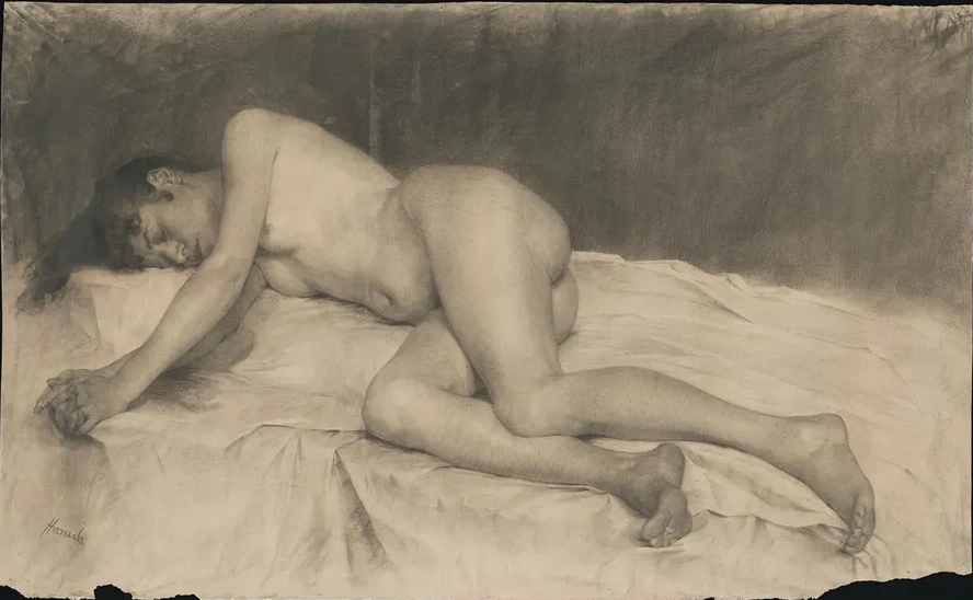 Lying Female Nude
