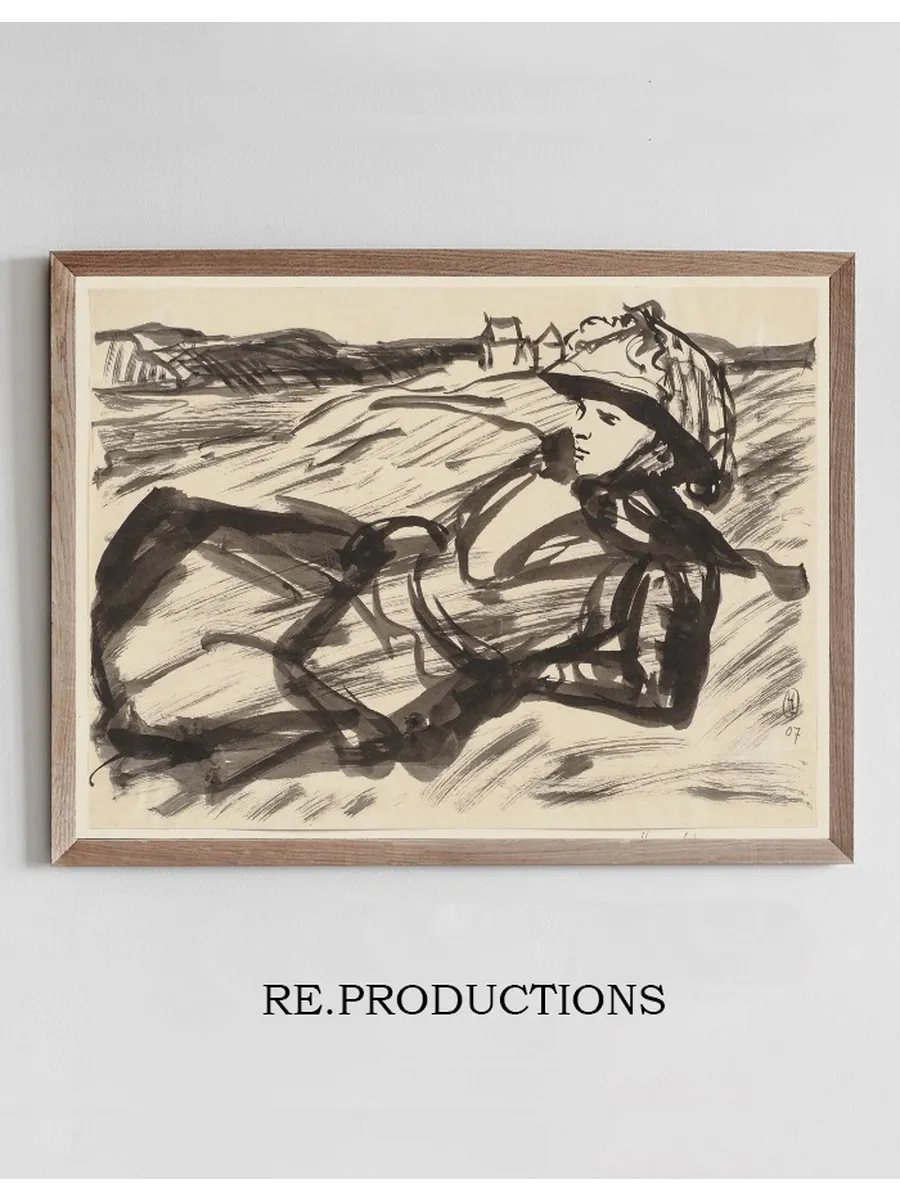 Lying Woman with Hat