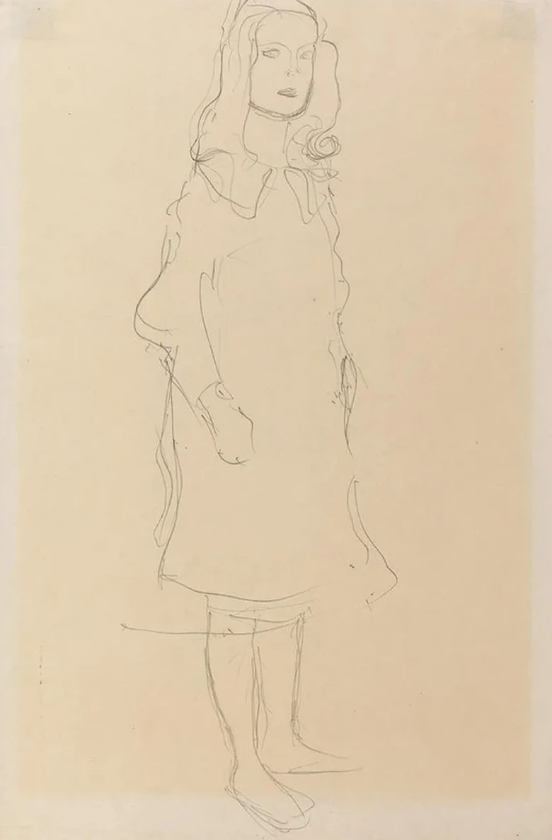 M da Primavesi, with Coat, Standing